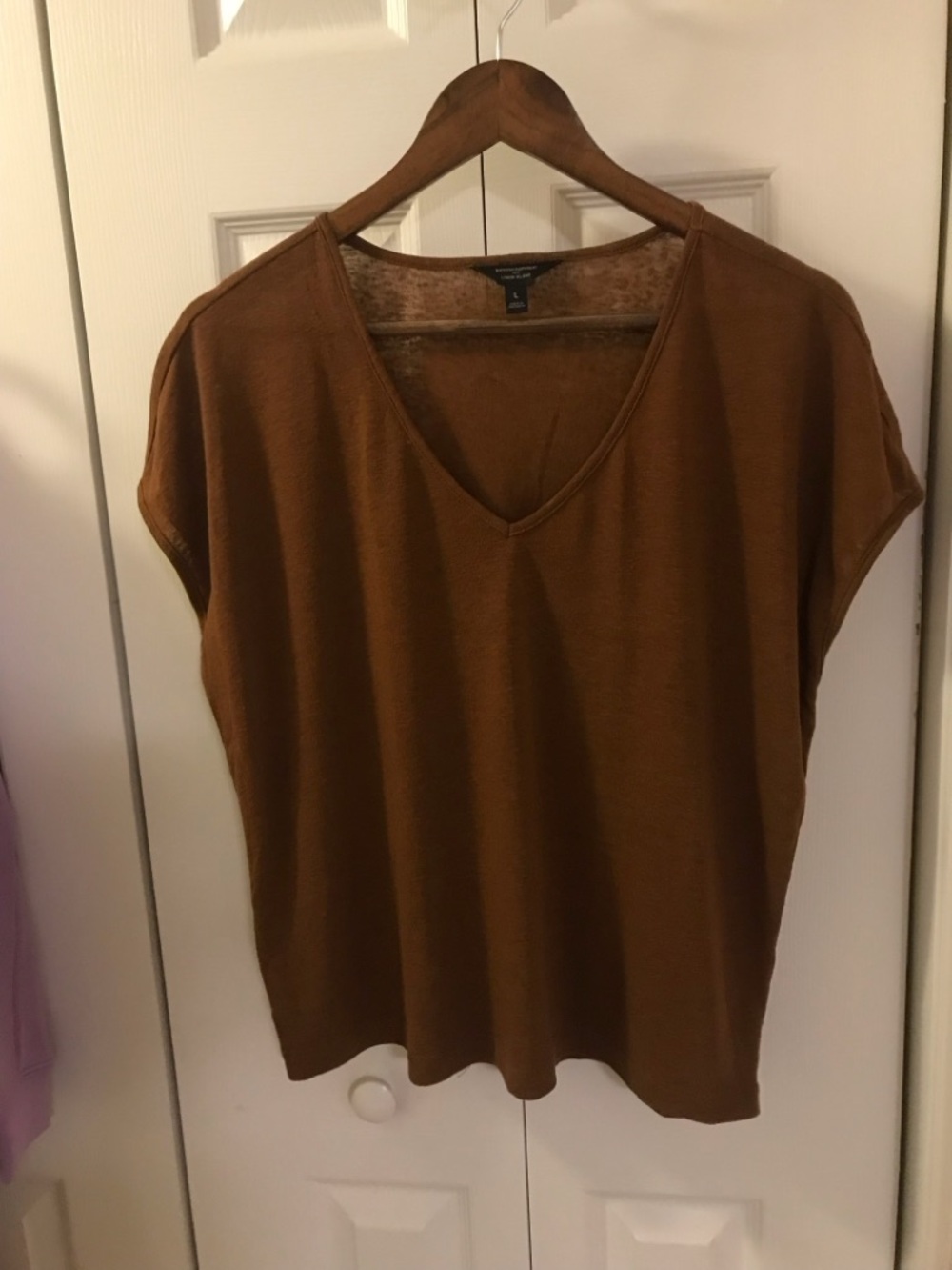Banana Republic Brown V-Neck Tank Top